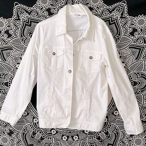 Denim & Company White Denim Jacket